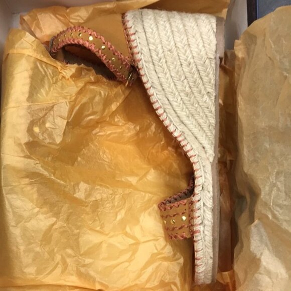 Adrienne Vittadini Charming Espadrille Wedge Sandal - Picture 6 of 6